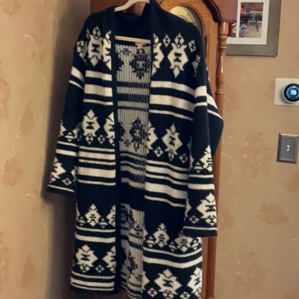 Oversized, Long and cozy cardigan